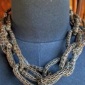 Statement antique bronze chain 36 long